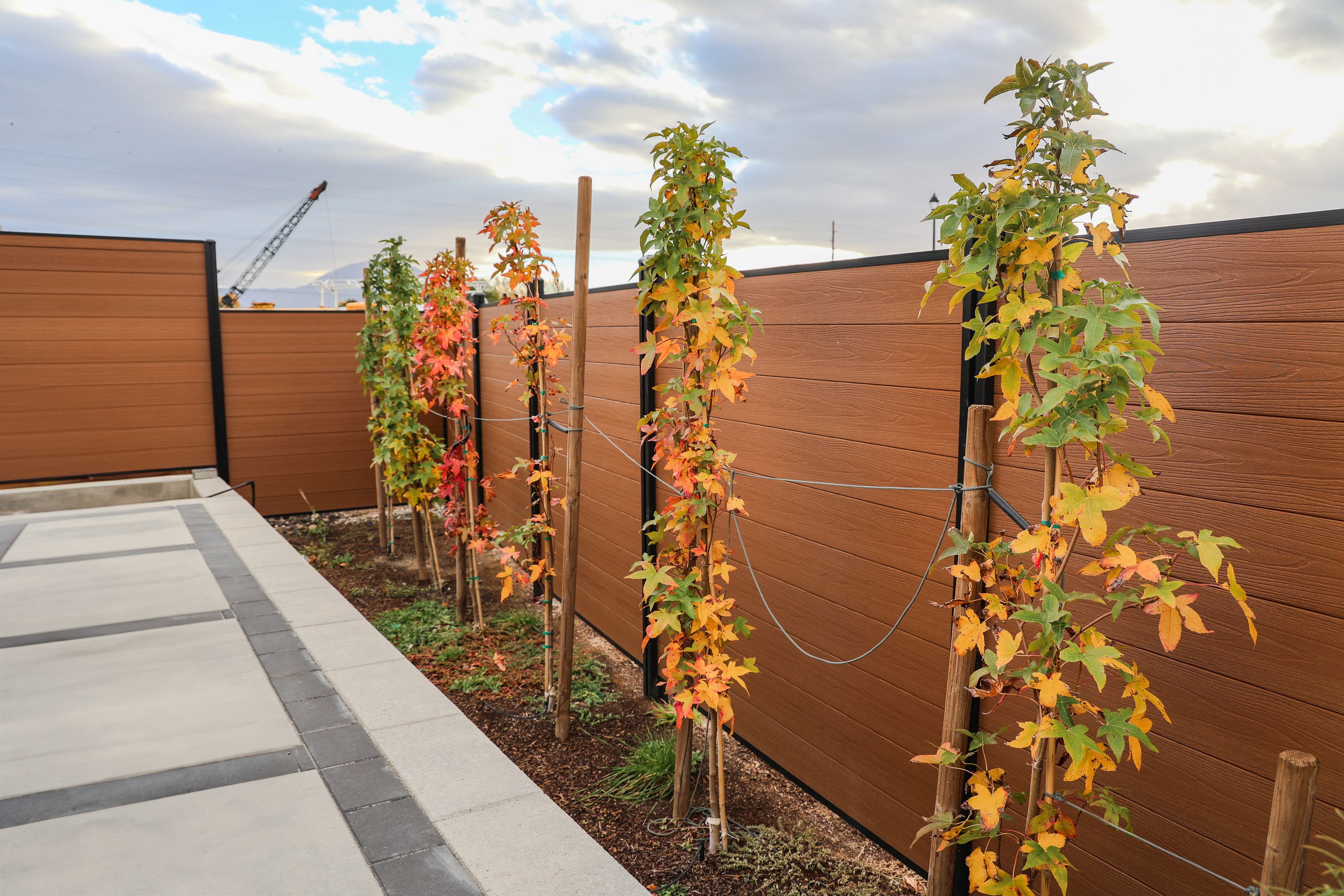 Compoxen composite fence panels